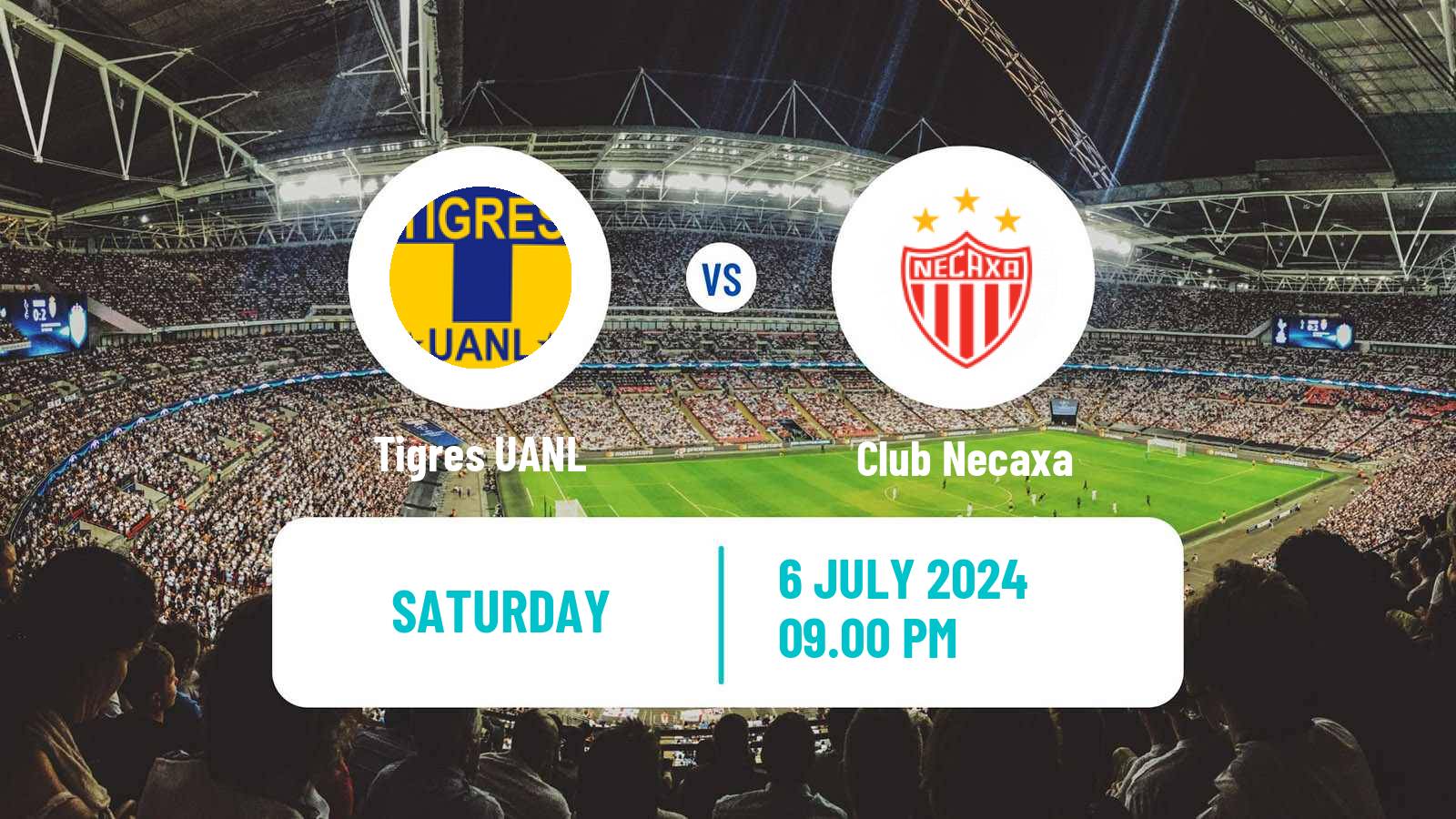 Soccer Mexican Liga MX Tigres UANL - Necaxa