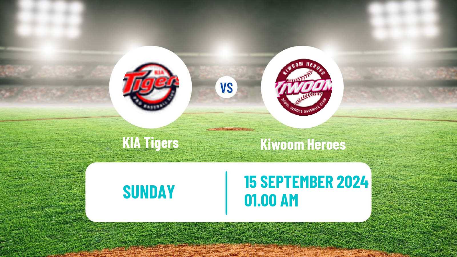 Baseball KBO KIA Tigers - Kiwoom Heroes