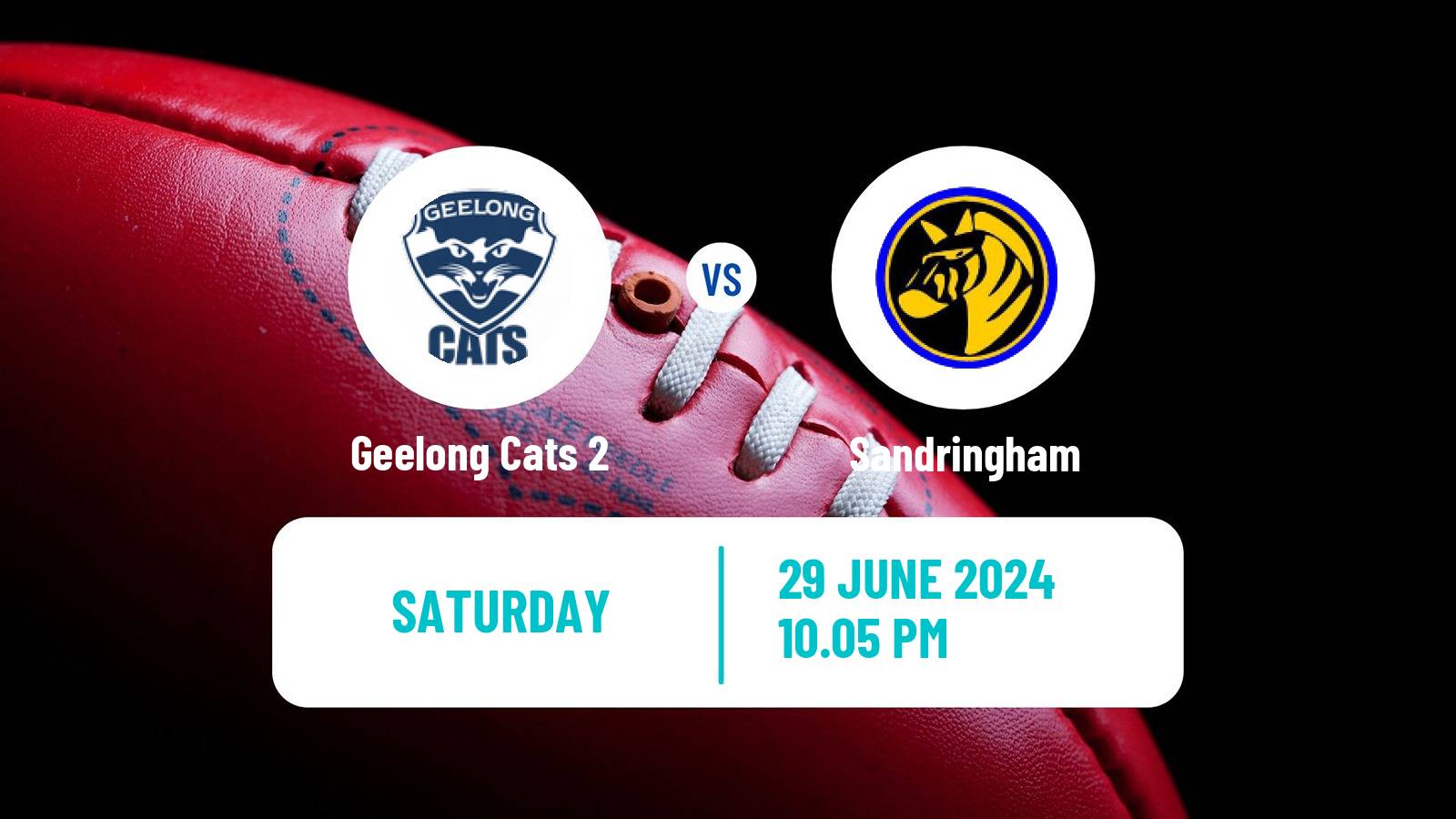 Aussie rules VFL Geelong Cats 2 - Sandringham