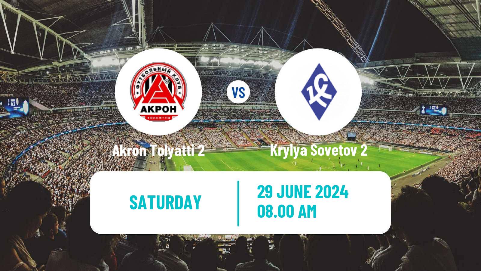 Soccer  FNL 2 Division B Group 4 Akron Tolyatti 2 - Krylya Sovetov 2