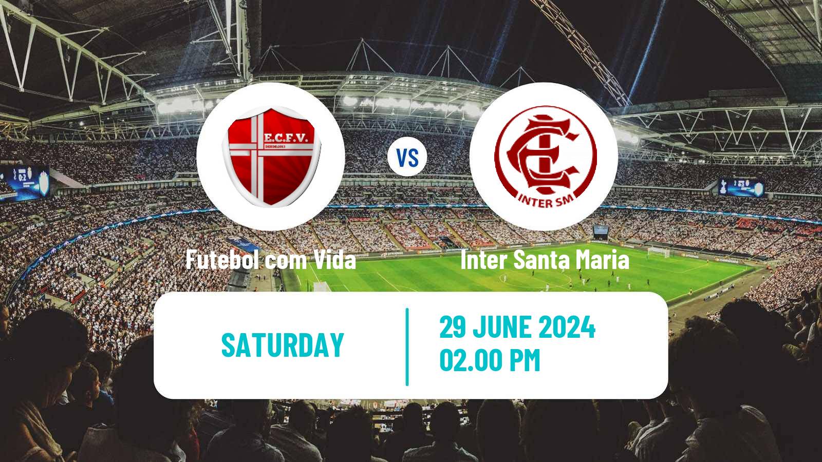 Soccer Brazilian Campeonato Gaucho 2 Futebol com Vida - Inter Santa Maria
