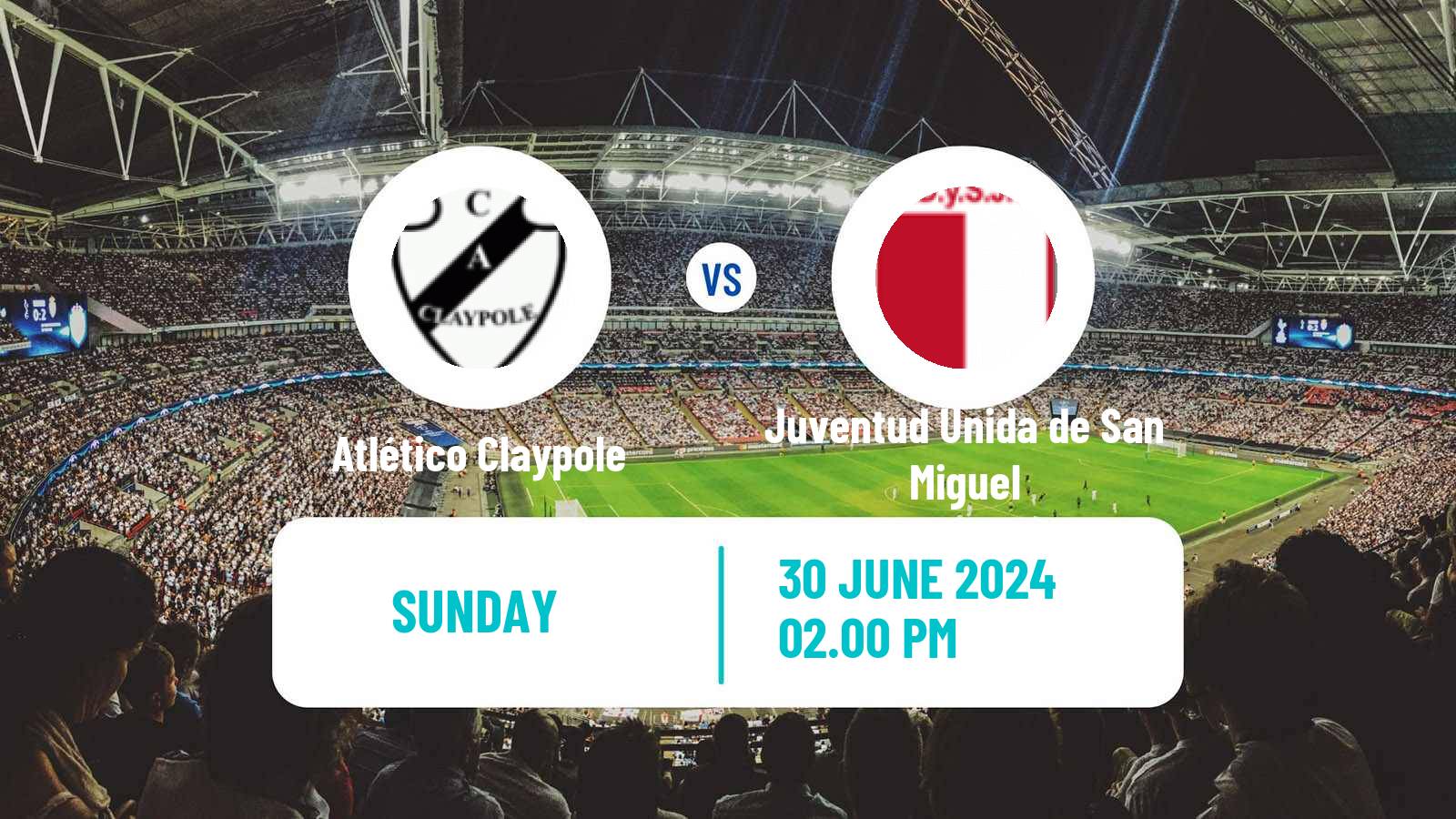 Soccer Argentinian Primera C Atlético Claypole - Juventud Unida de San Miguel