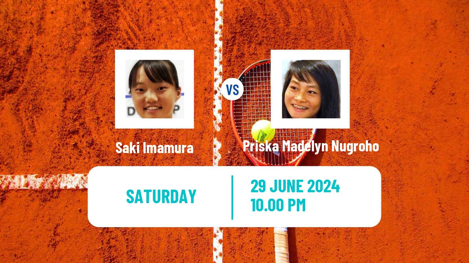 Tennis ITF W15 Hong Kong Women Saki Imamura - Priska Madelyn Nugroho