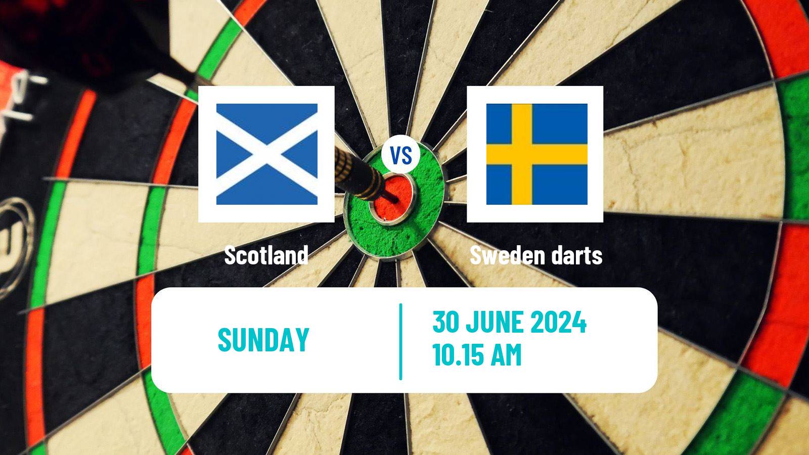 Darts World Cup Teams Scotland - Sweden