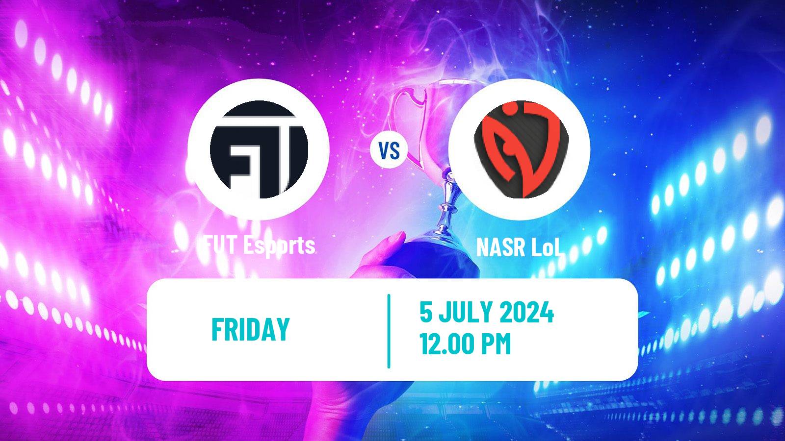 Esports League Of Legends Tcl FUT Esports - NASR