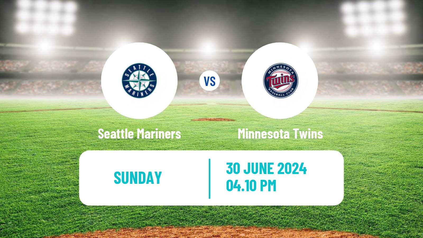 Baseball MLB Seattle Mariners - Minnesota Twins