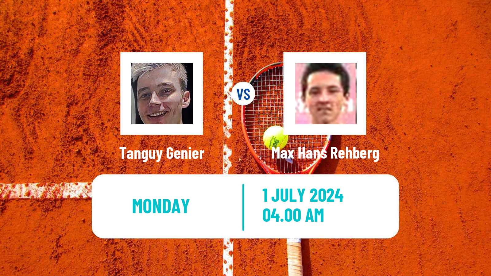 Tennis Karlsruhe Challenger Men Tanguy Genier - Max Hans Rehberg