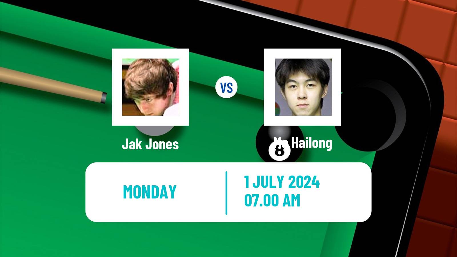Snooker Championship League Jak Jones - Ma Hailong