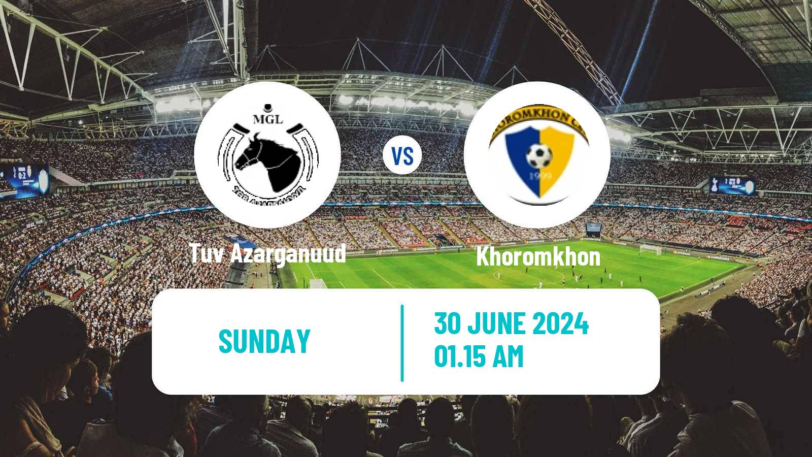Soccer Mongolian Premier League Tuv Azarganuud - Khoromkhon