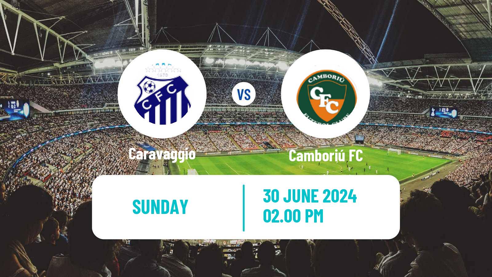 Soccer Brazilian Campeonato Catarinense 2 Caravaggio - Camboriú
