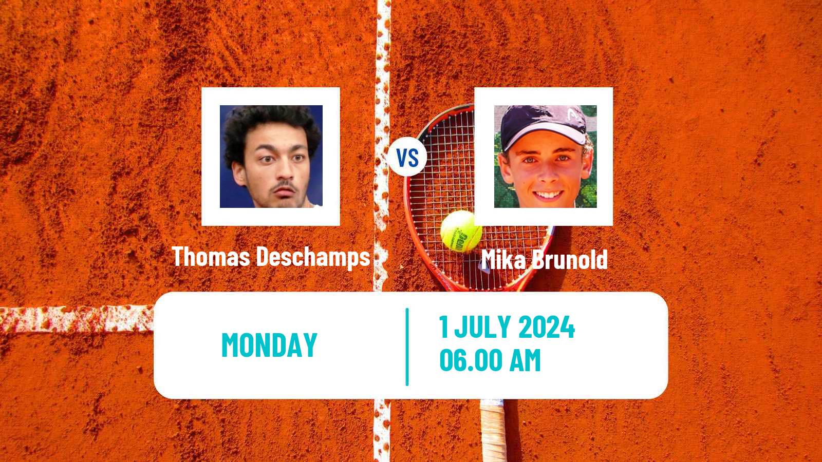 Tennis Troyes Challenger Men Thomas Deschamps - Mika Brunold