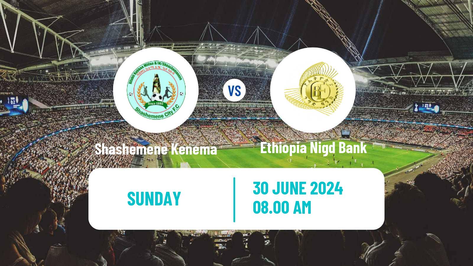 Soccer Ethiopian Premier League Shashemene Kenema - Ethiopia Nigd Bank