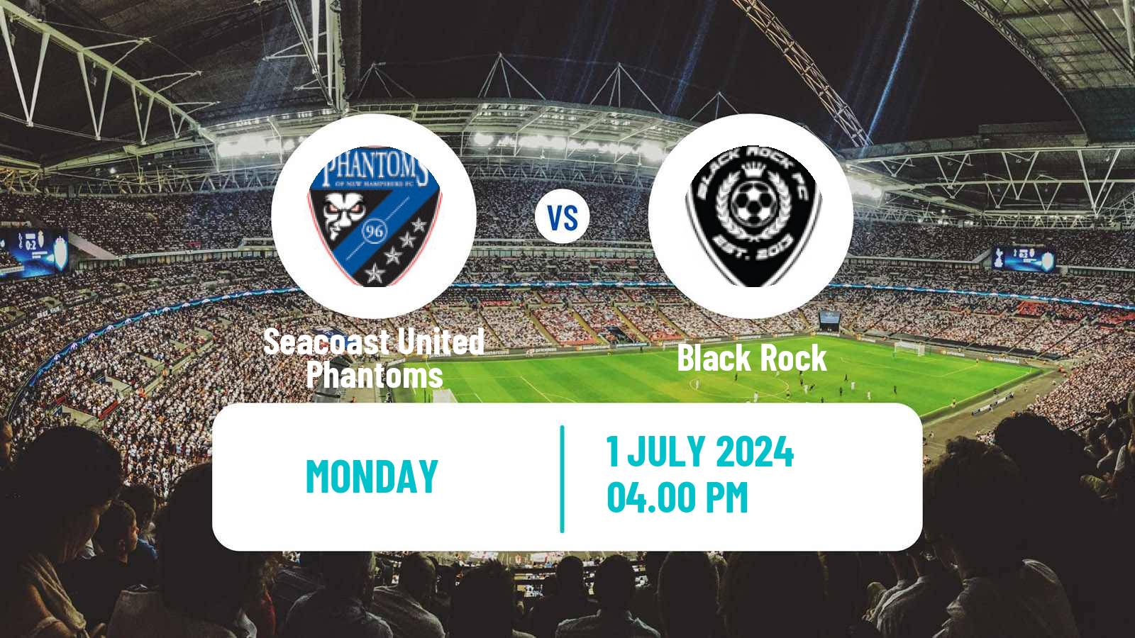 Soccer USL League Two Seacoast United Phantoms - Black Rock