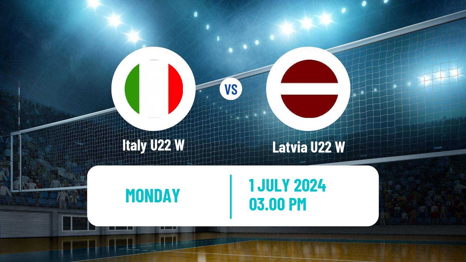 Volleyball European Championship U22 Volleyball Women Italy U22 W - Latvia U22 W