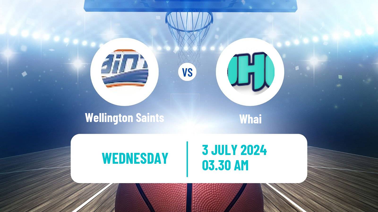 Basketball New Zealand NBL Wellington Saints - Whai