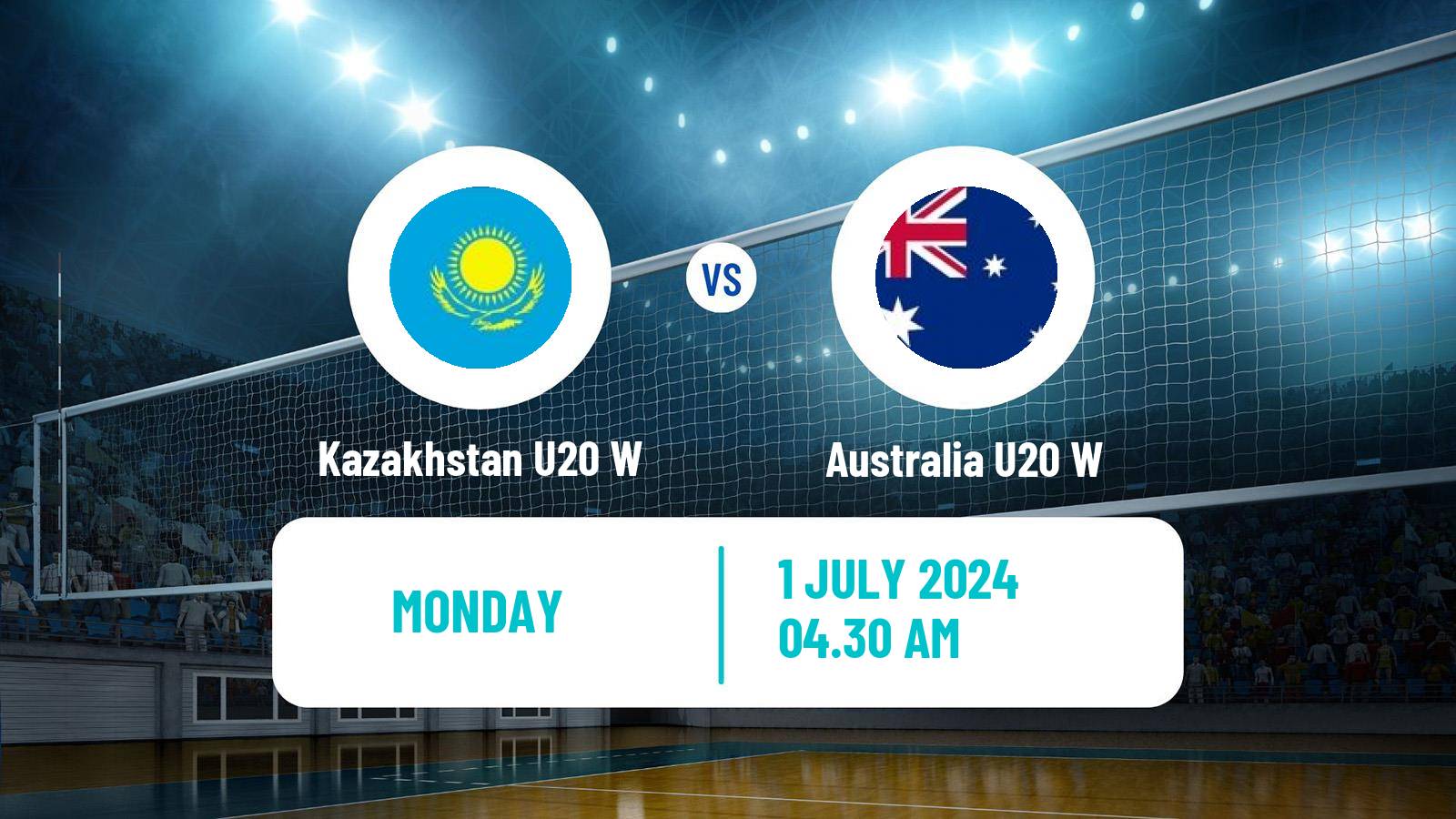Volleyball Asian Championship U20 Volleyball Women Kazakhstan U20 W - Australia U20 W