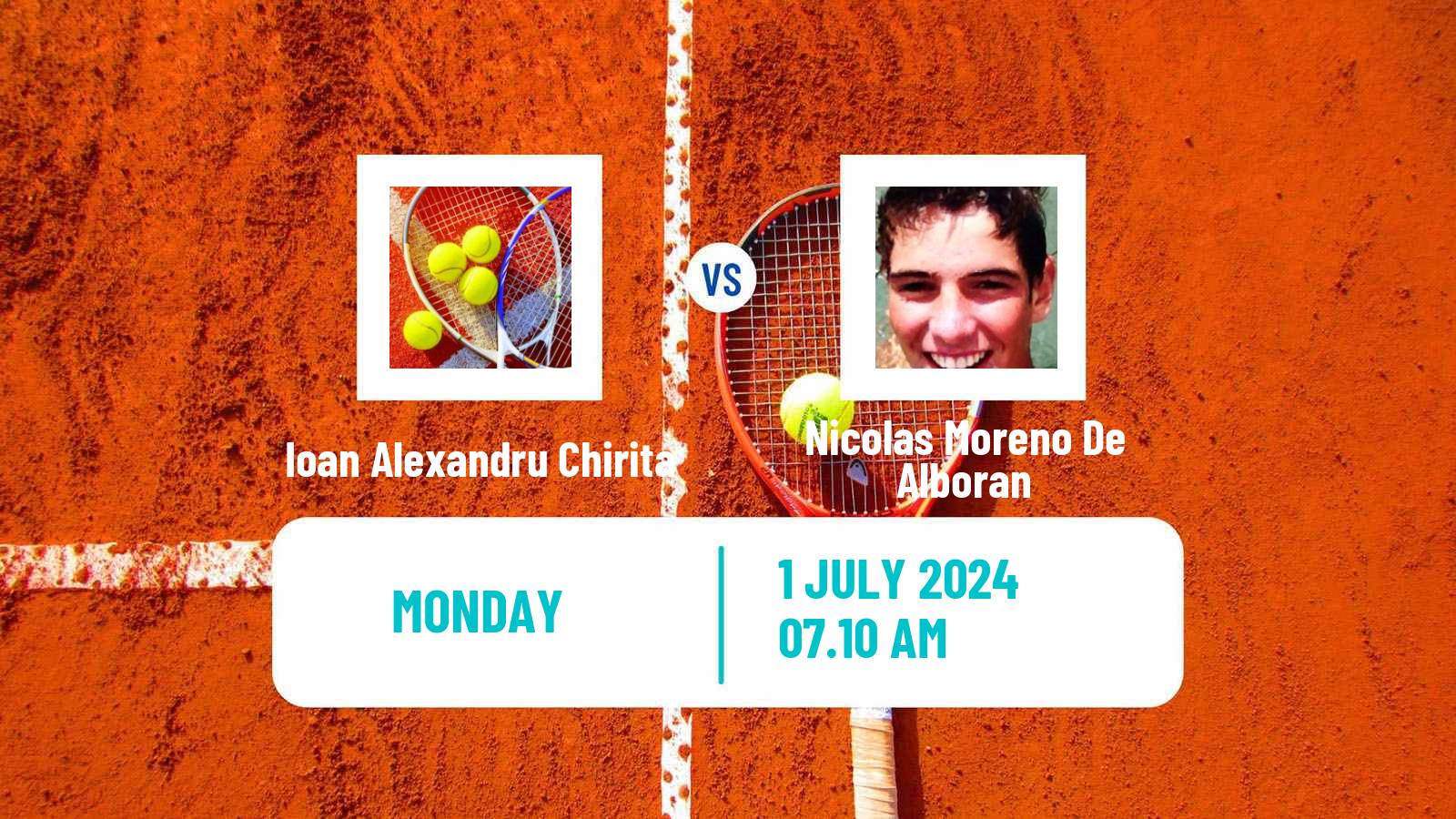 Tennis Brasov Challenger Men Ioan Alexandru Chirita - Nicolas Moreno De Alboran