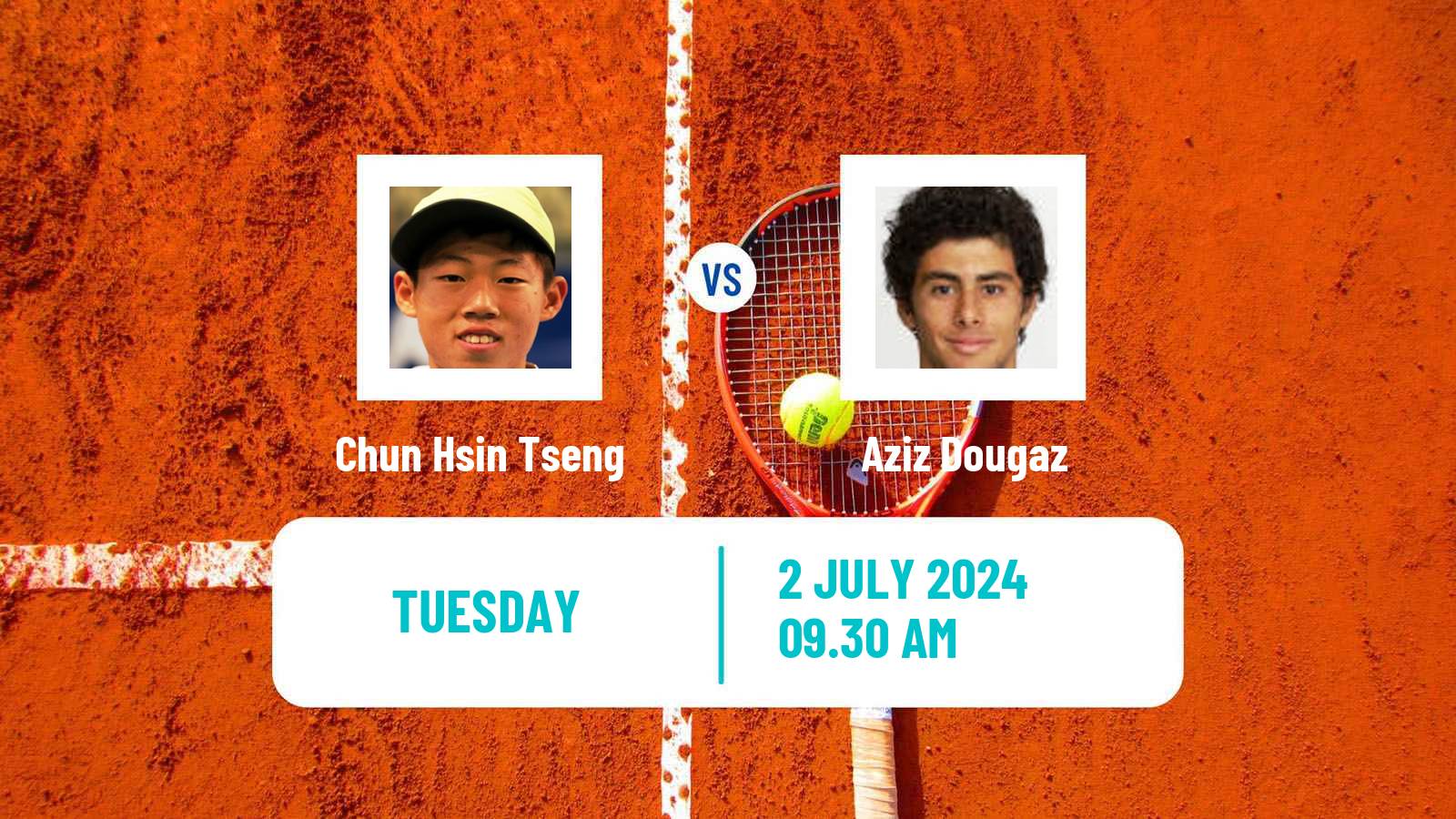 Tennis Modena Challenger Men Chun Hsin Tseng - Aziz Dougaz