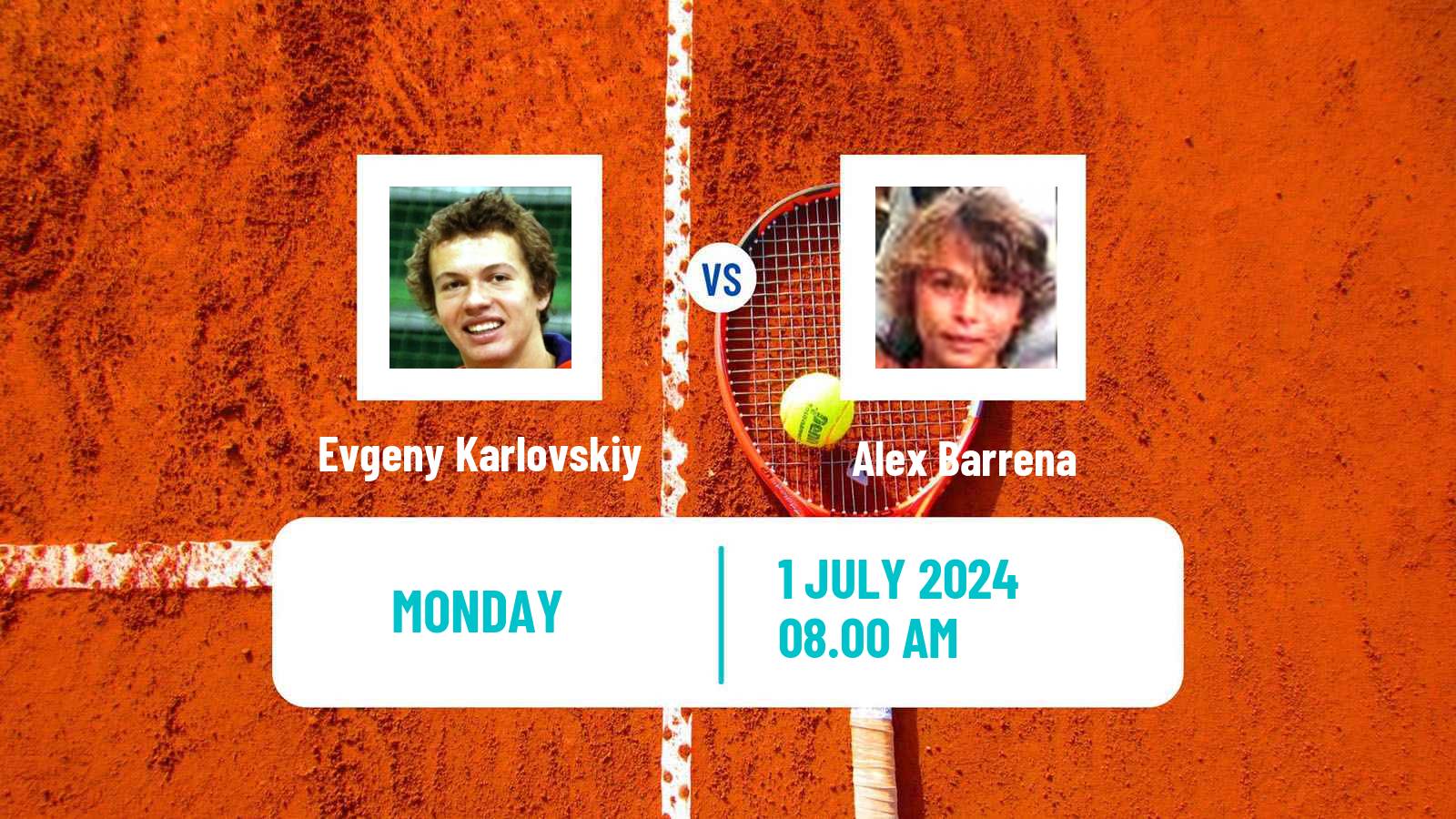 Tennis Troyes Challenger Men Evgeny Karlovskiy - Alex Barrena