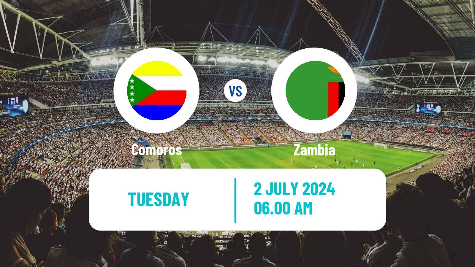 Soccer COSAFA Cup Comoros - Zambia