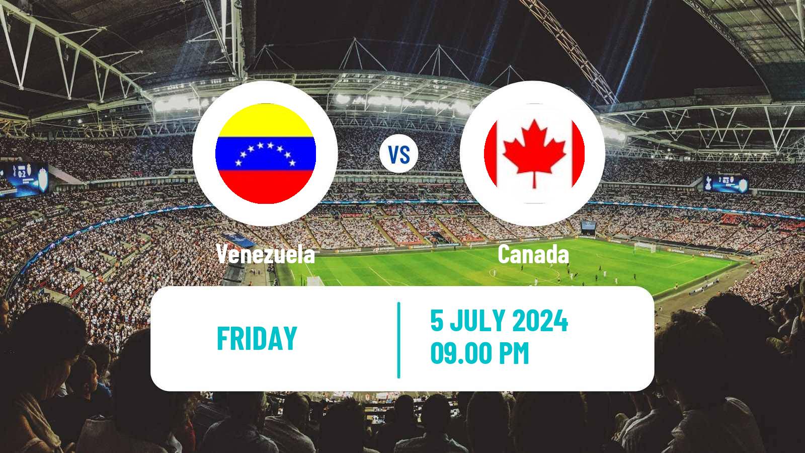 Soccer Copa America Venezuela - Canada