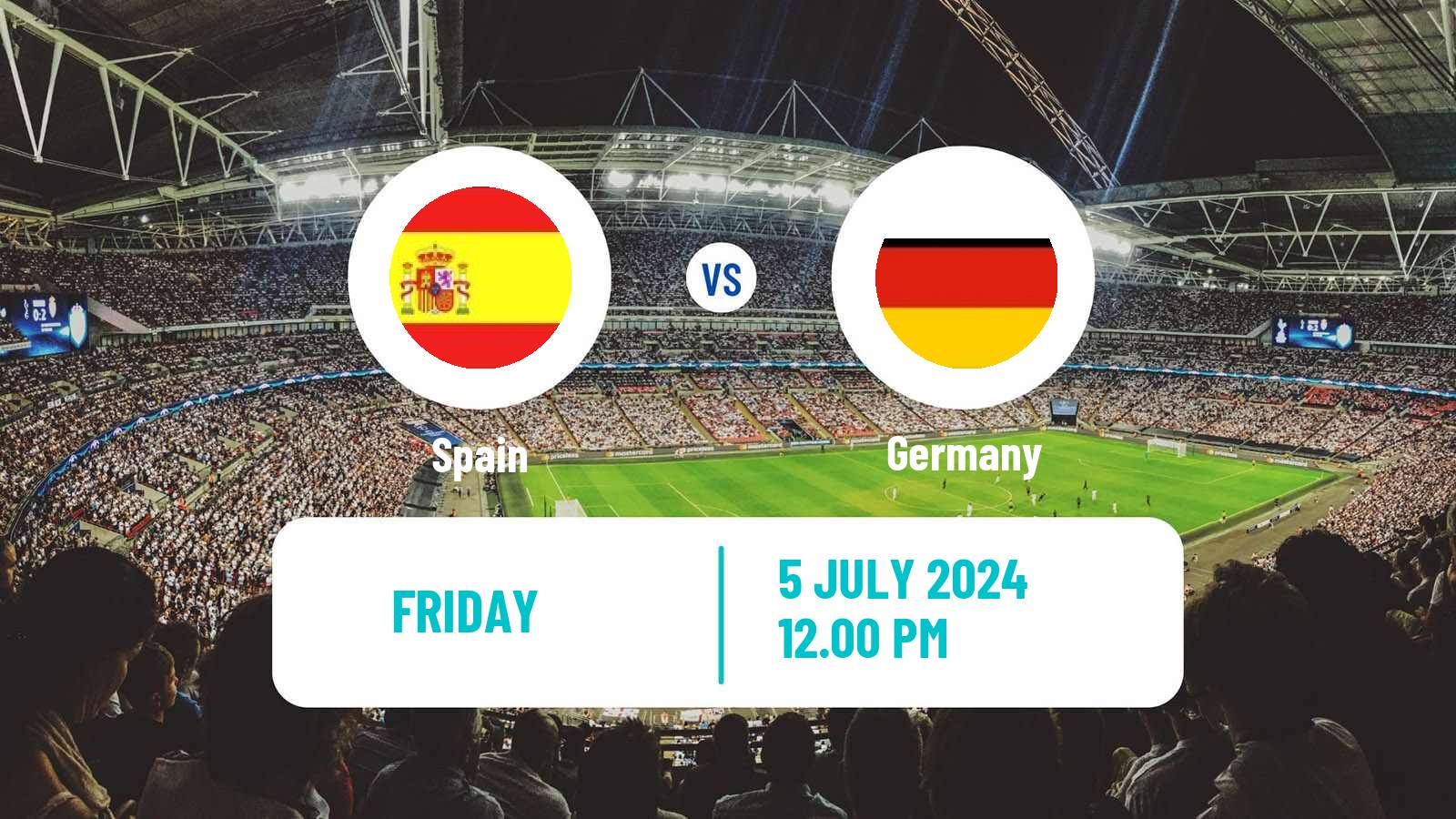 Soccer UEFA Euro Spain - Germany