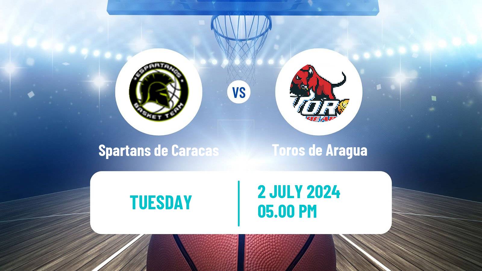 Basketball Venezuelan Superliga Basketball Spartans de Caracas - Toros de Aragua