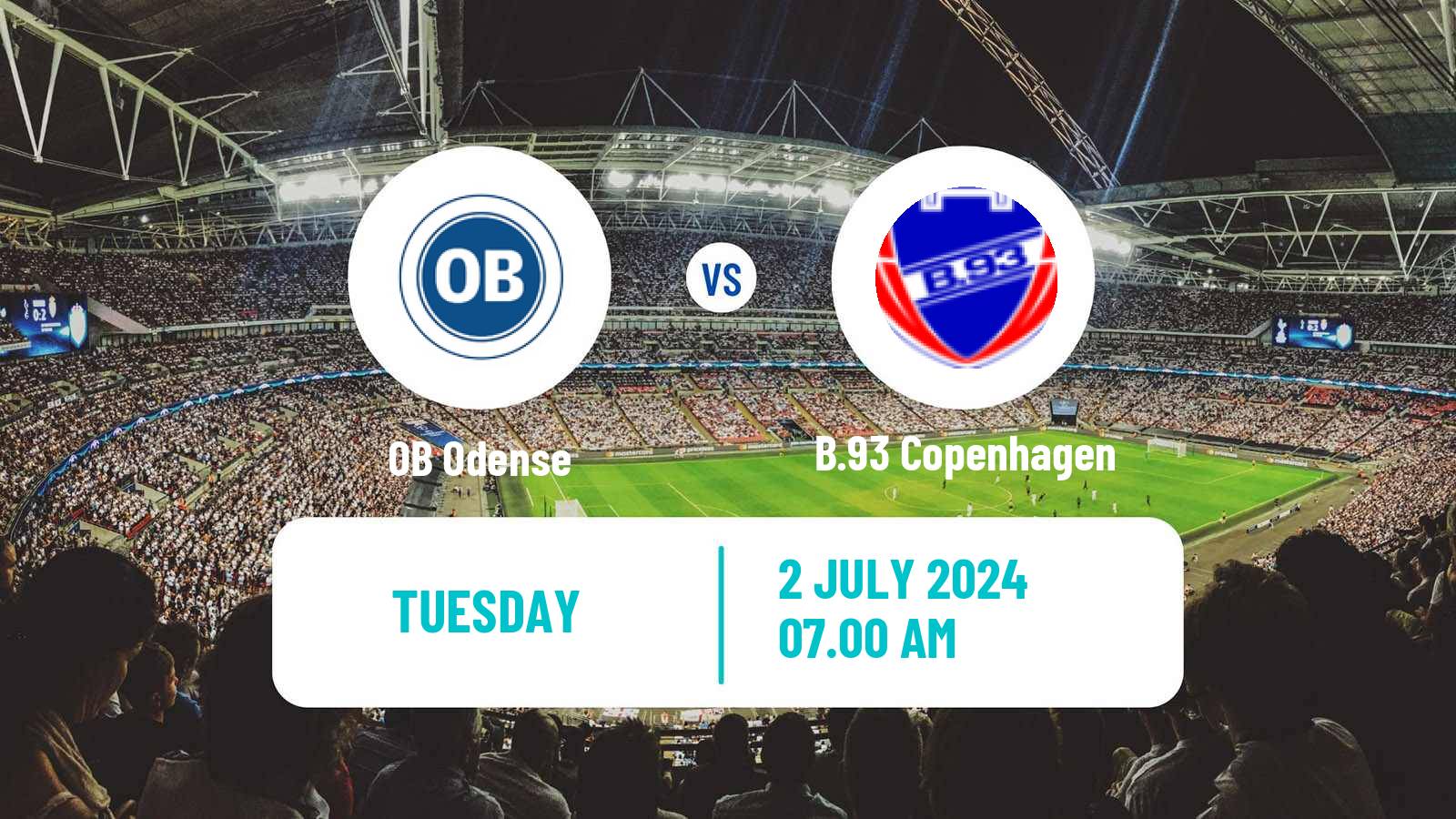 Soccer Club Friendly OB Odense - B.93 Copenhagen