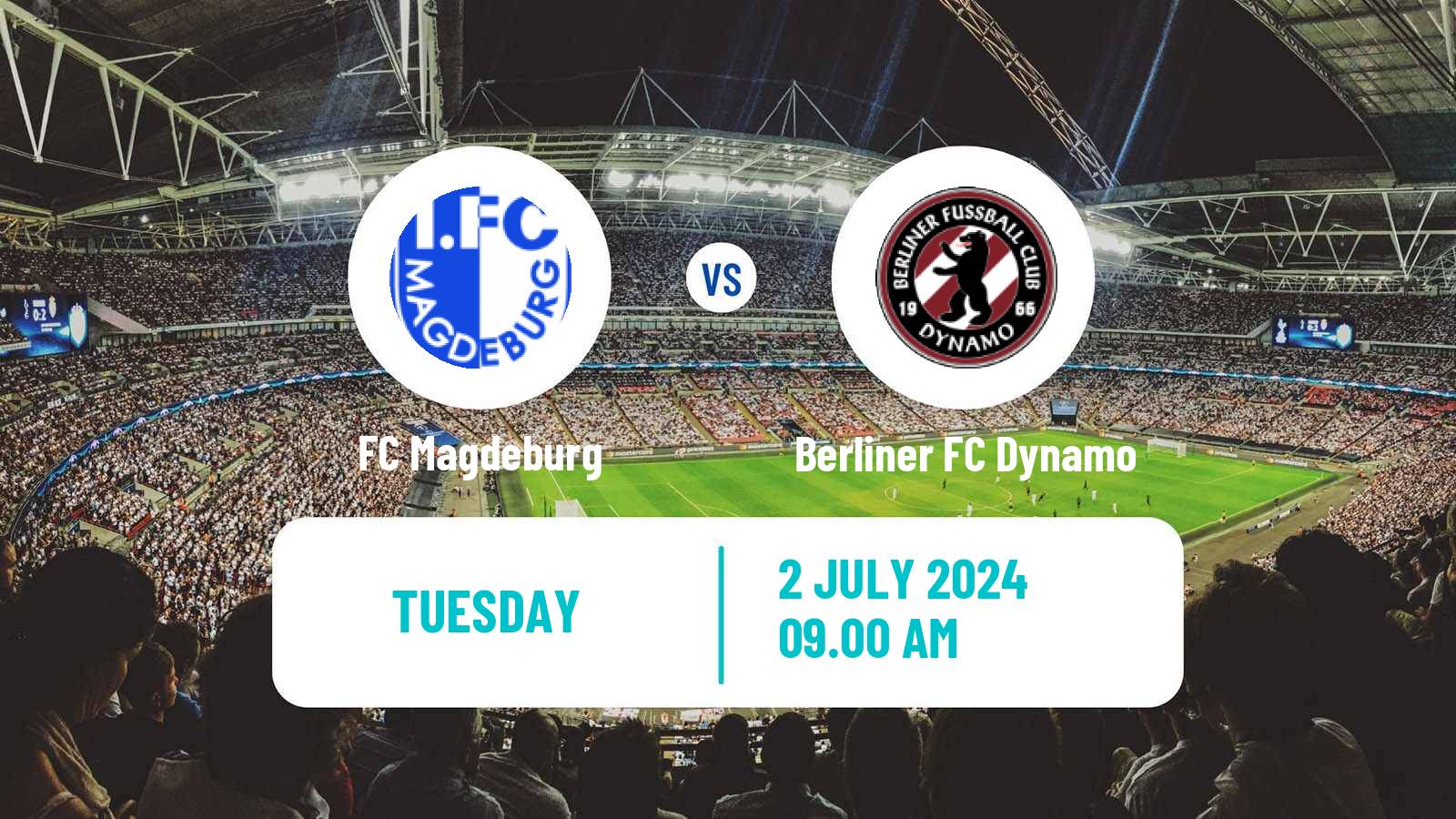 Soccer Club Friendly Magdeburg - Berliner FC Dynamo