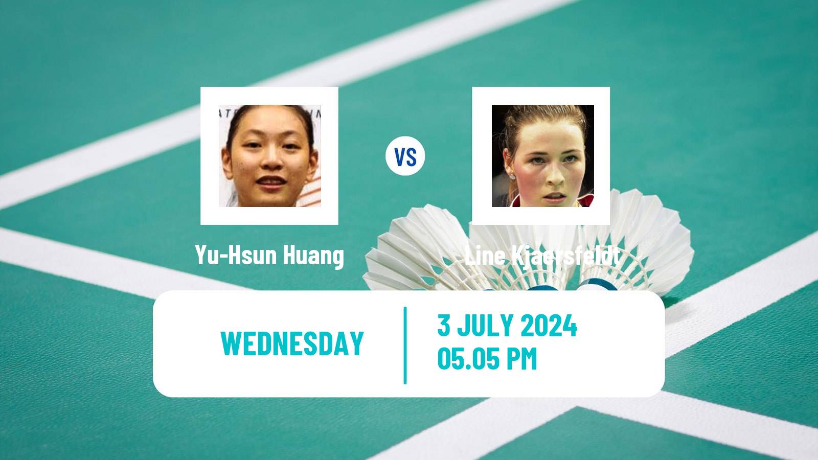 Badminton BWF World Tour Canada Open Women Yu-Hsun Huang - Line Kjaersfeldt