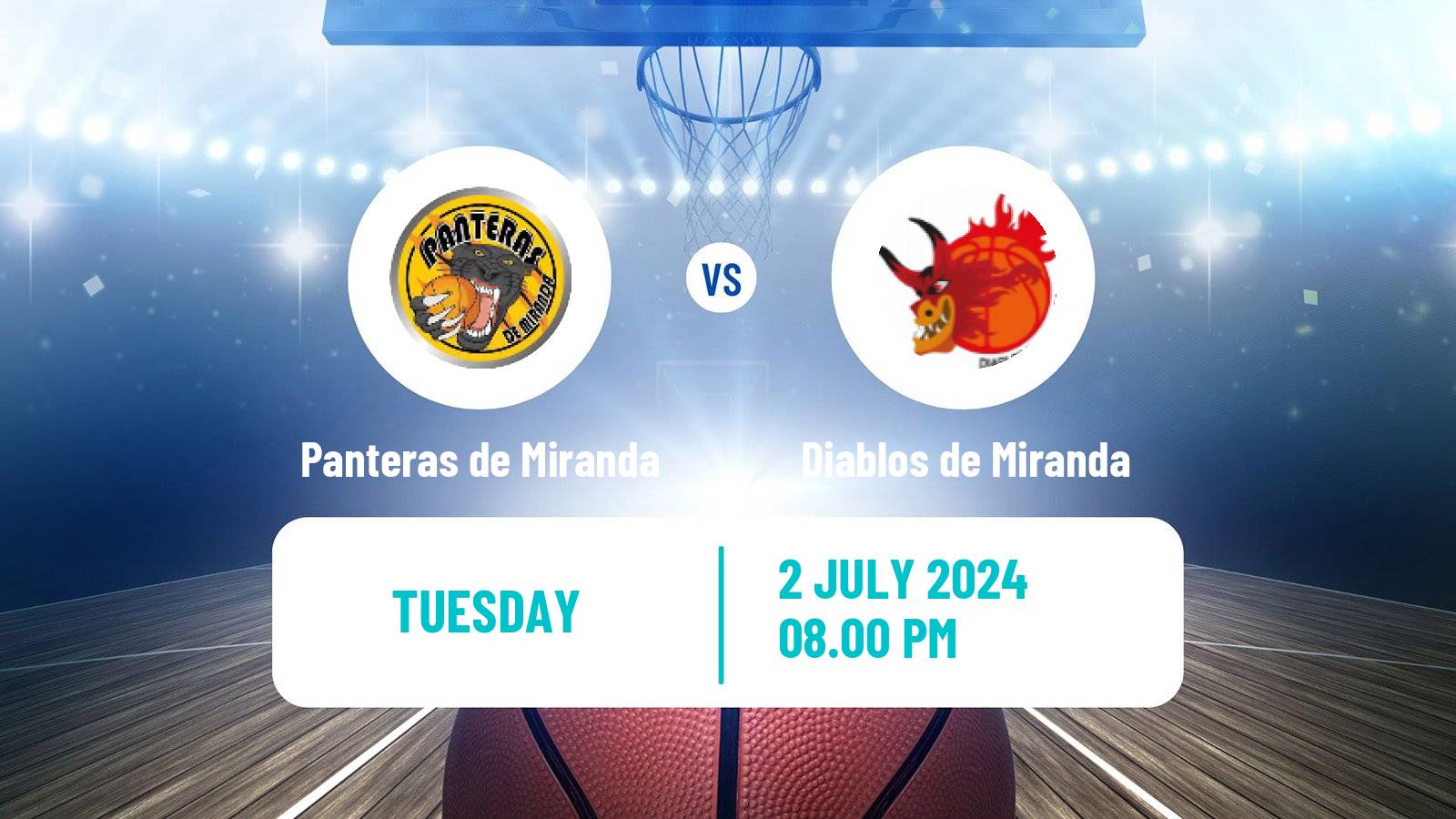 Basketball Venezuelan Superliga Basketball Panteras de Miranda - Diablos de Miranda