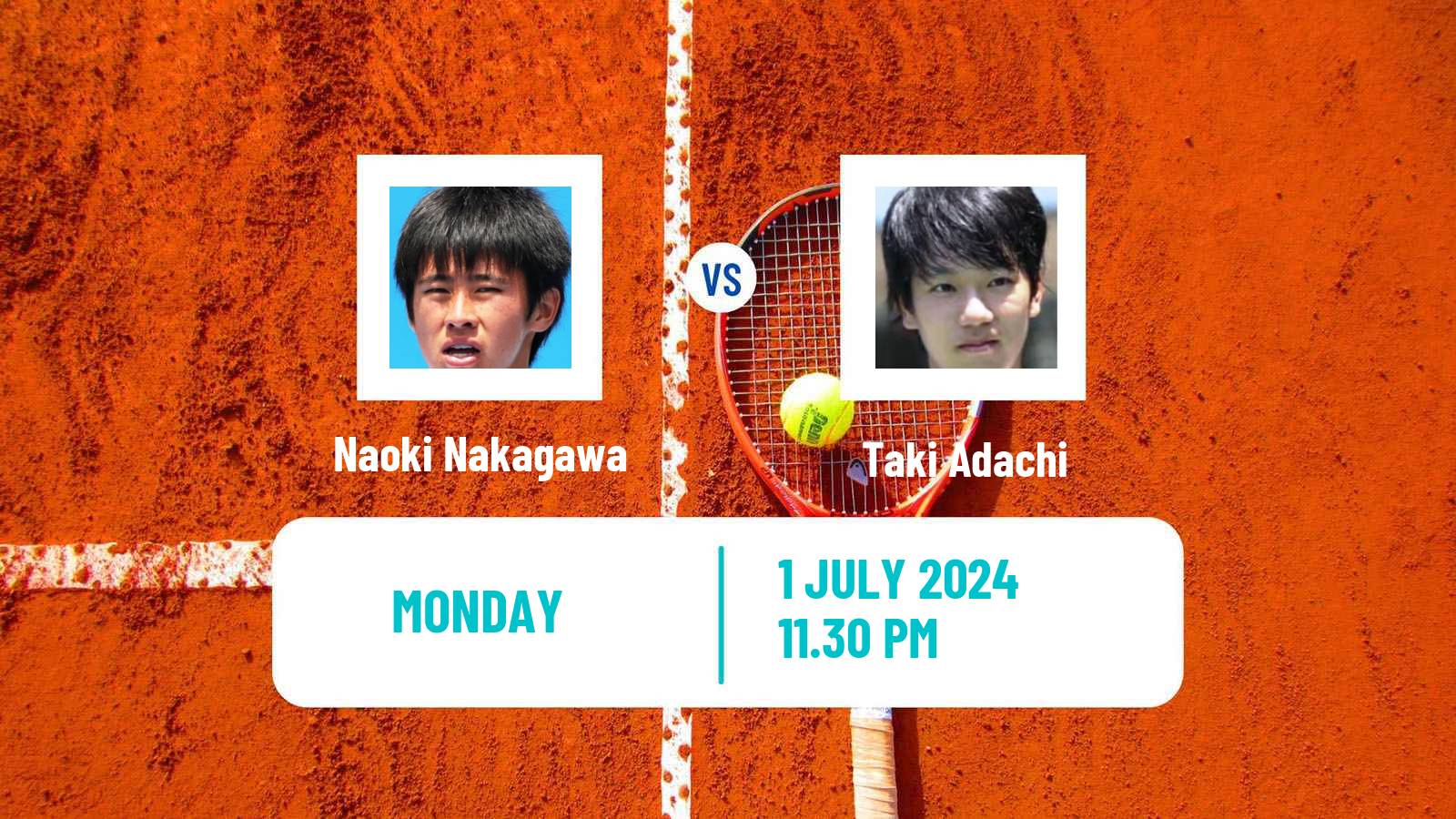 Tennis ITF M15 Tokyo Men Naoki Nakagawa - Taki Adachi