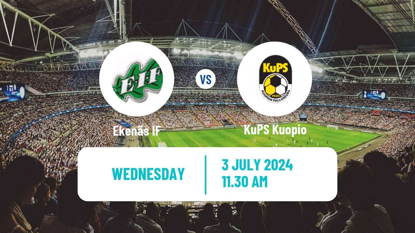 Soccer Finnish Cup Ekenäs - KuPS Kuopio