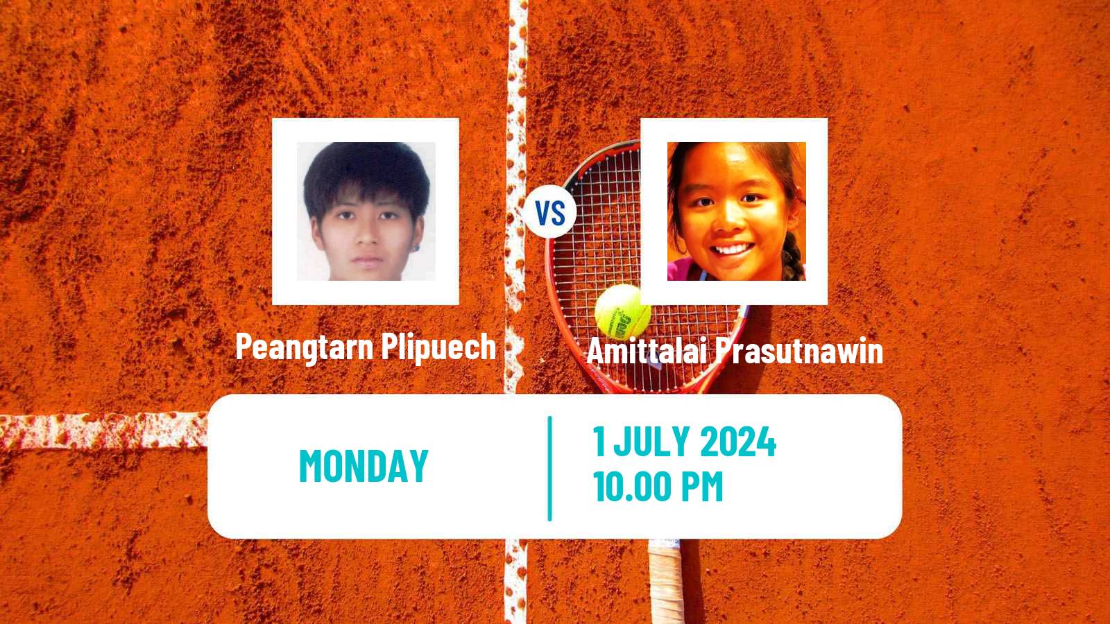 Tennis ITF W35 Nakhon Si Thammarat 2 Women Peangtarn Plipuech - Amittalai Prasutnawin