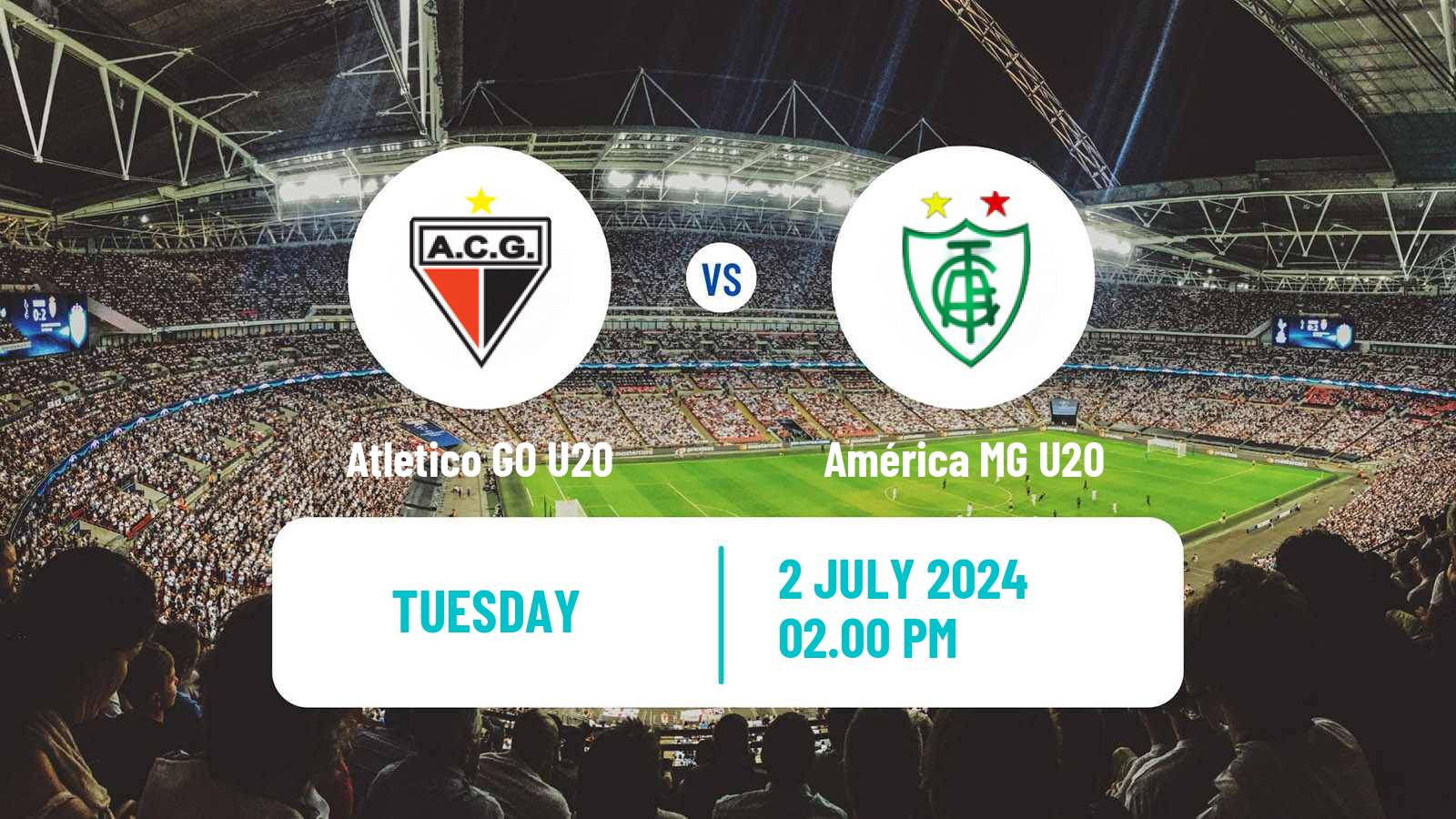 Soccer Brasileiro U20 Atletico GO U20 - América MG U20