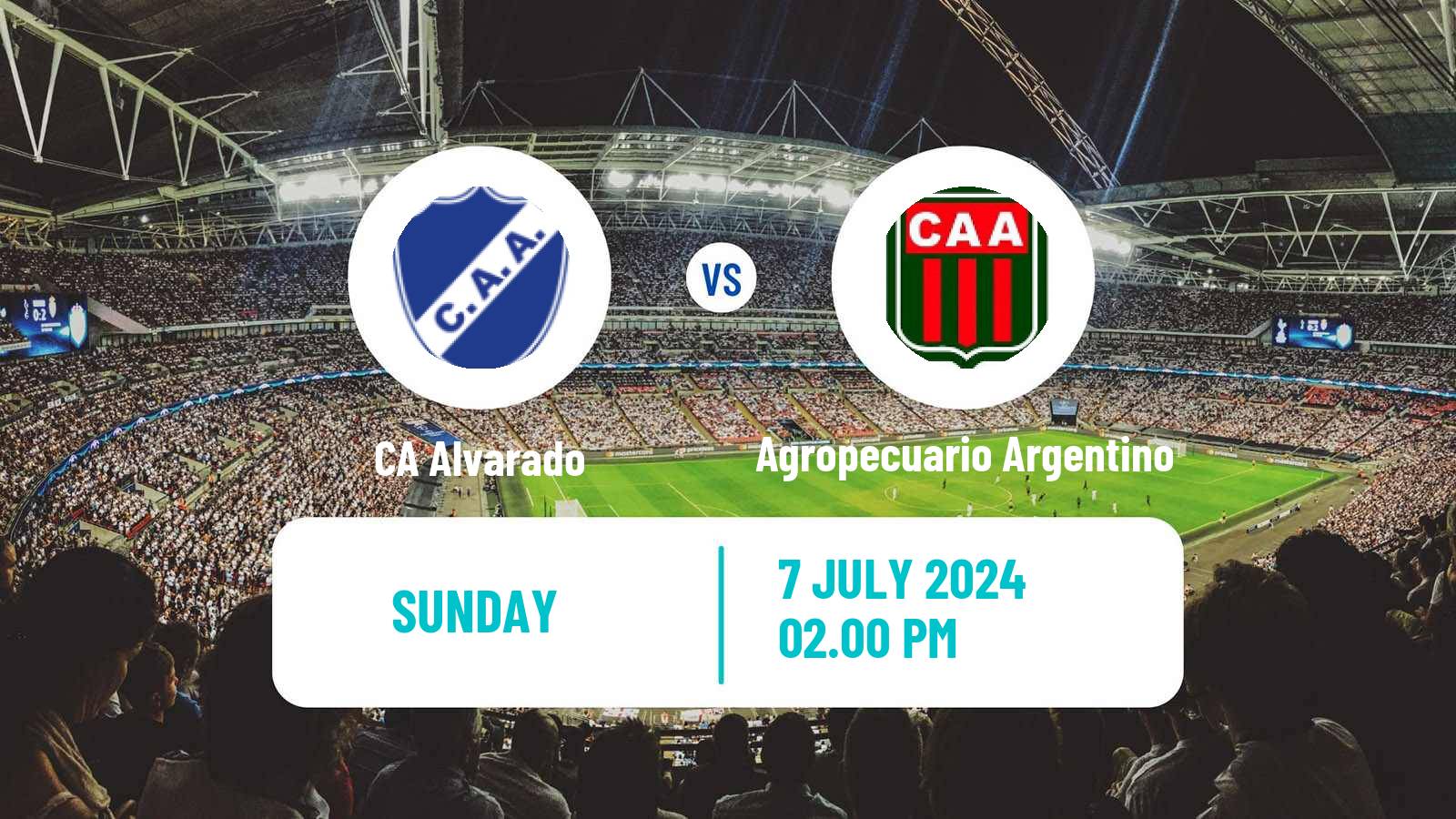 Soccer Argentinian Primera Nacional Alvarado - Agropecuario Argentino