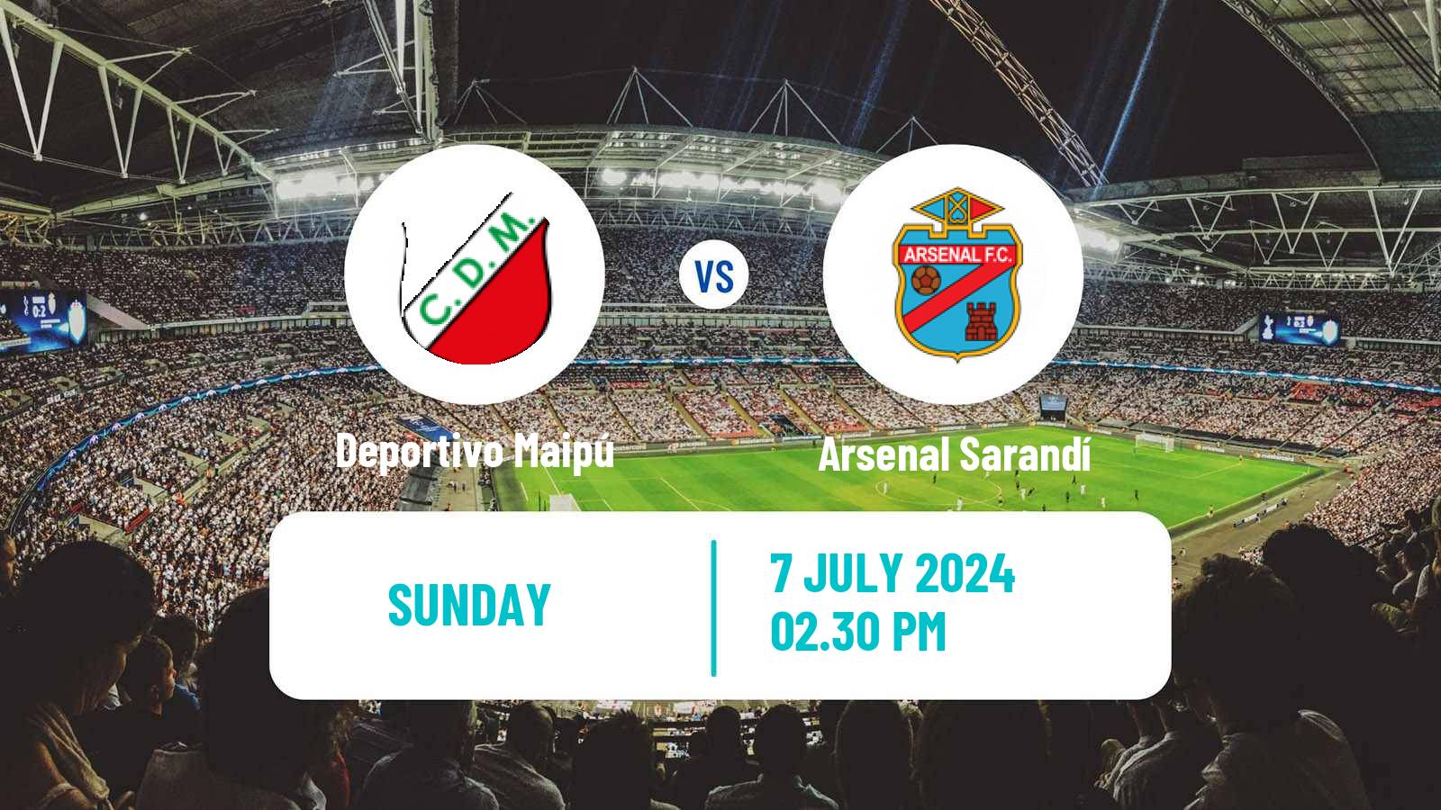 Soccer Argentinian Primera Nacional Deportivo Maipú - Arsenal Sarandí