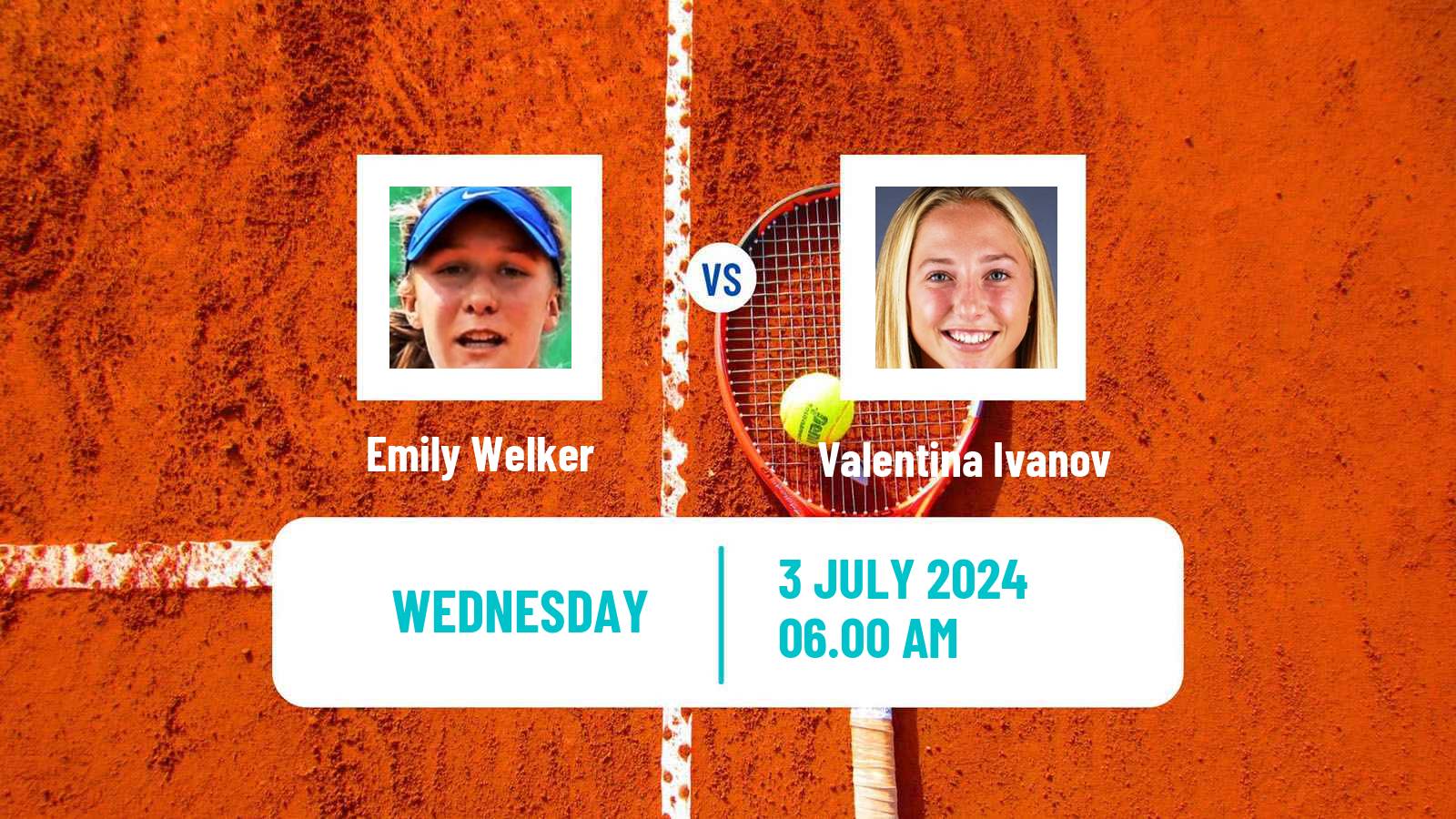 Tennis ITF W15 Kursumlijska Banja 10 Women Emily Welker - Valentina Ivanov