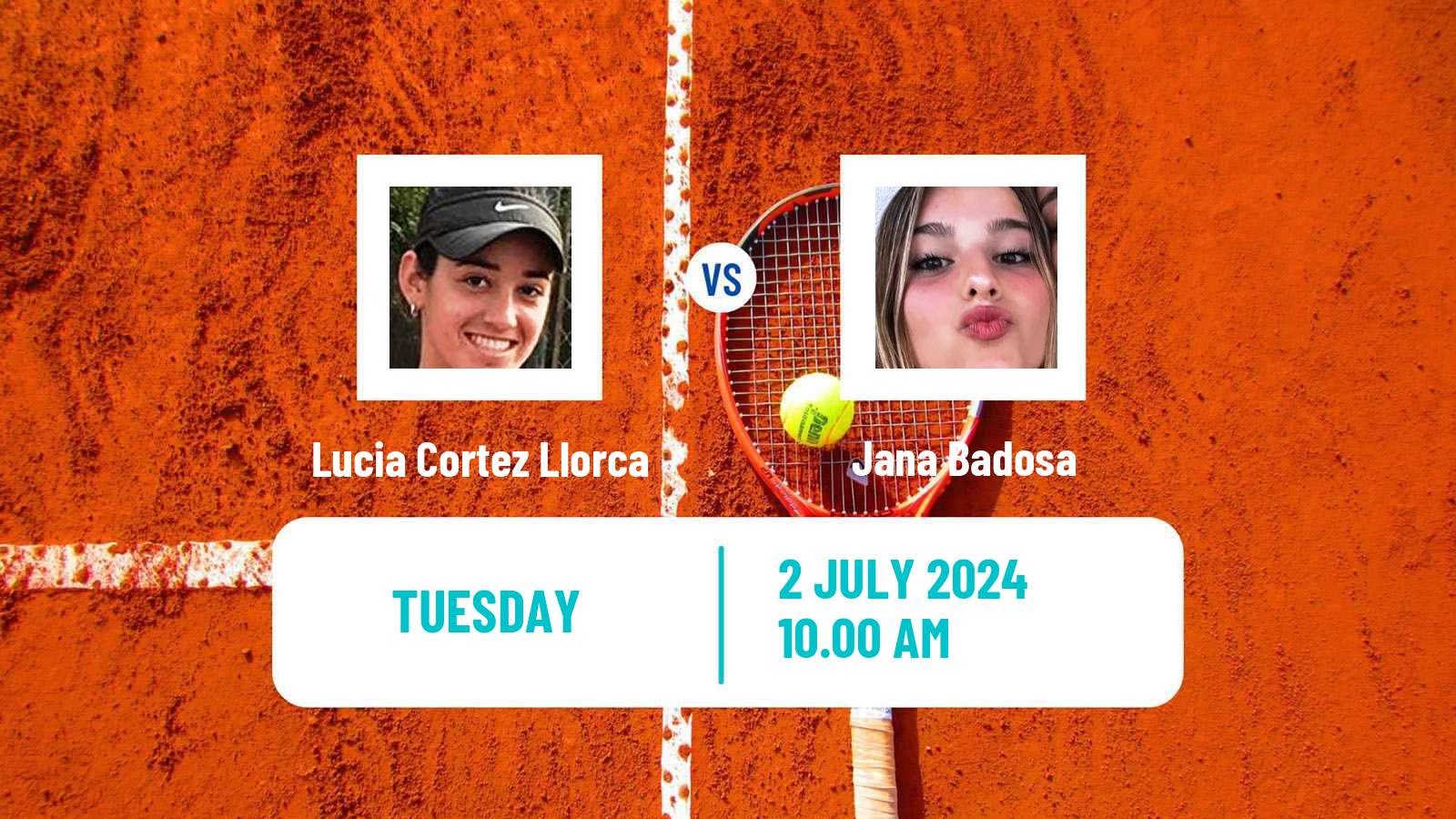 Tennis ITF W35 Getxo Women Lucia Cortez Llorca - Jana Badosa