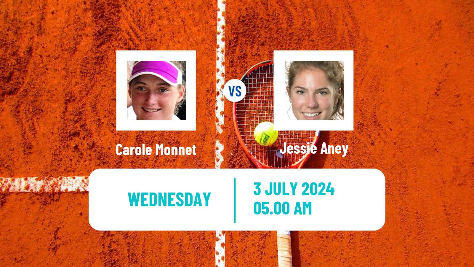 Tennis ITF W75 Montpellier Women Carole Monnet - Jessie Aney
