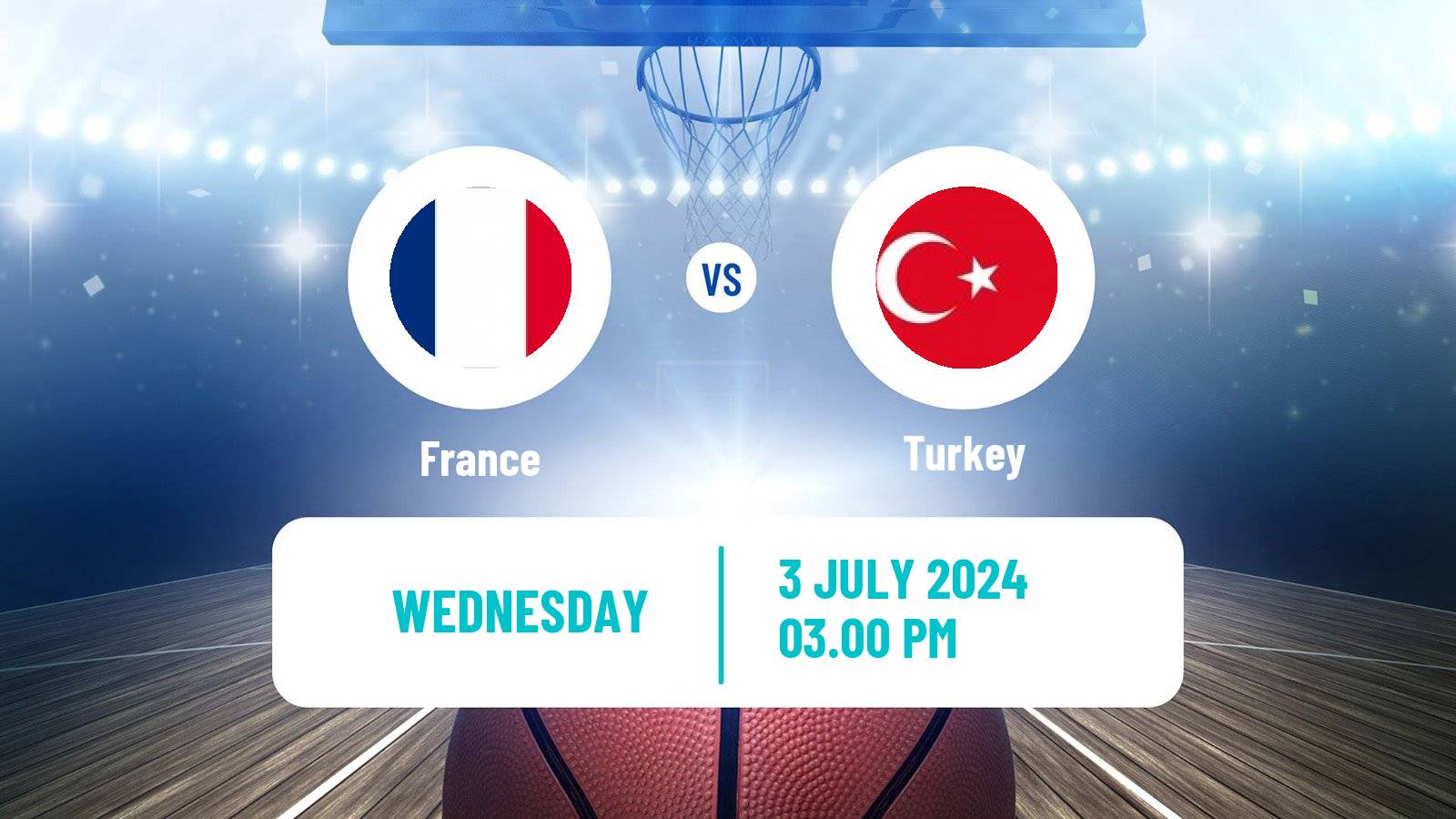 Basketball Friendly International Basketball France - Turkey