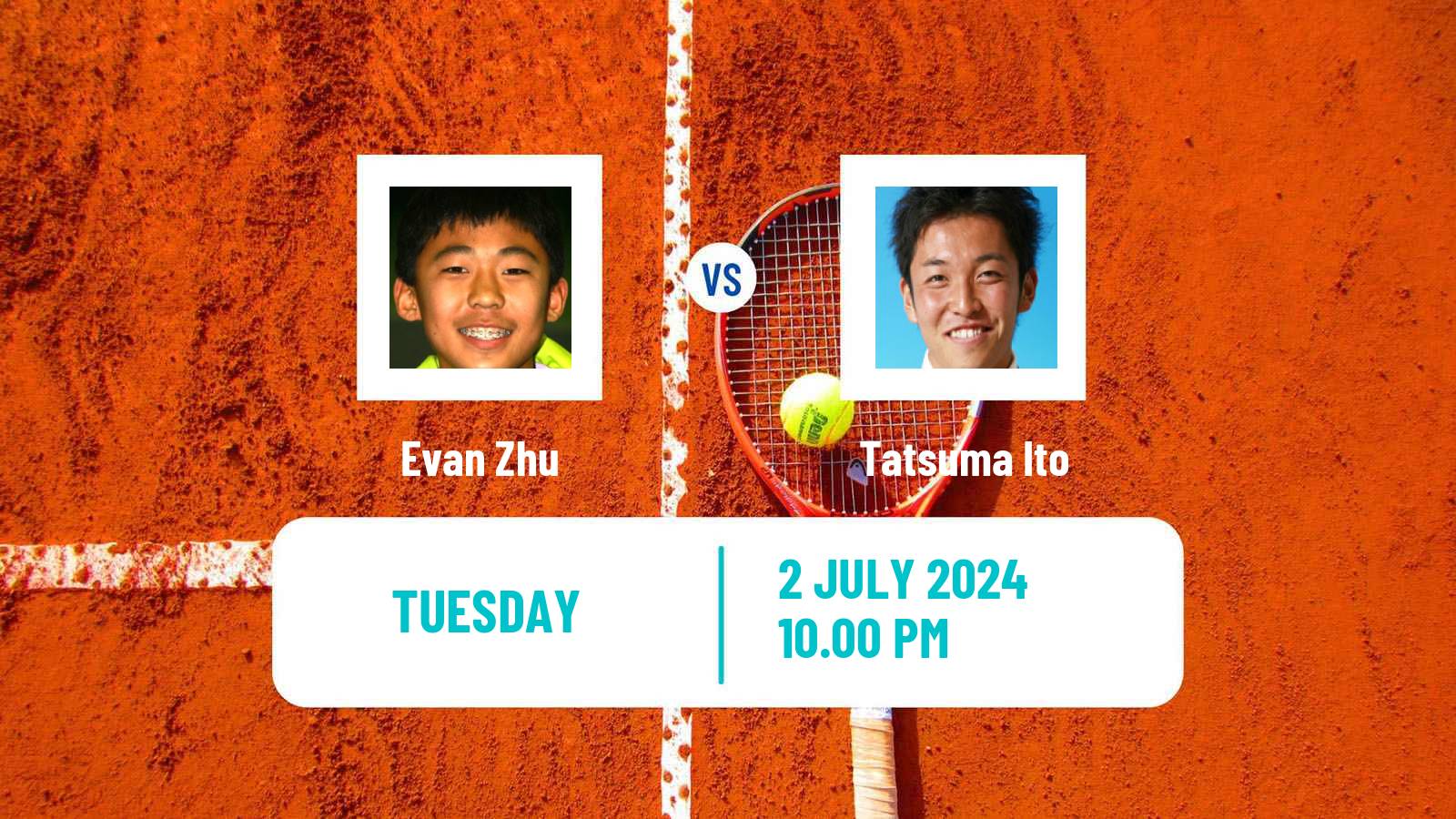 Tennis ITF M15 Tokyo Men Evan Zhu - Tatsuma Ito