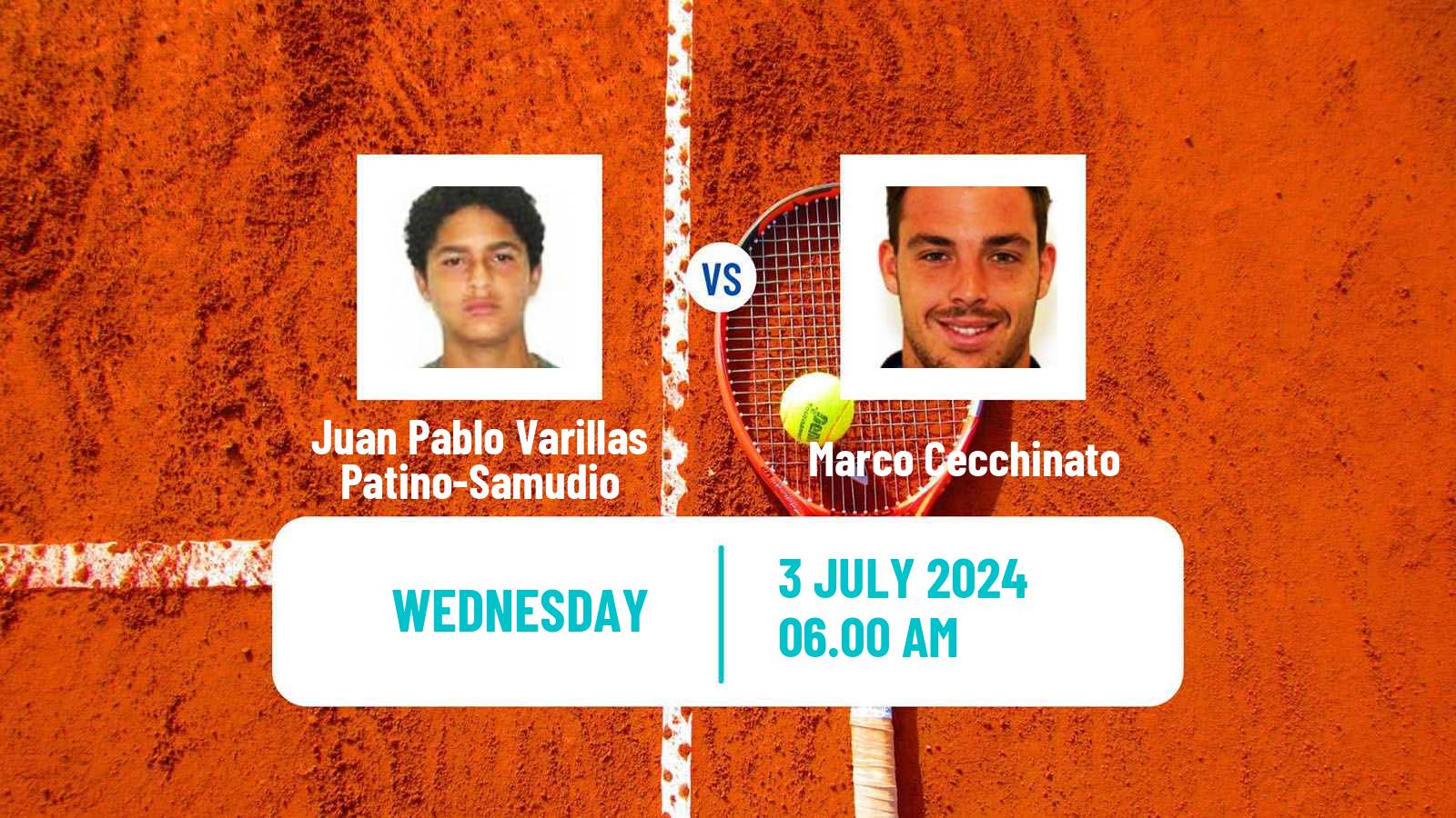 Tennis Modena Challenger Men Juan Pablo Varillas Patino-Samudio - Marco Cecchinato