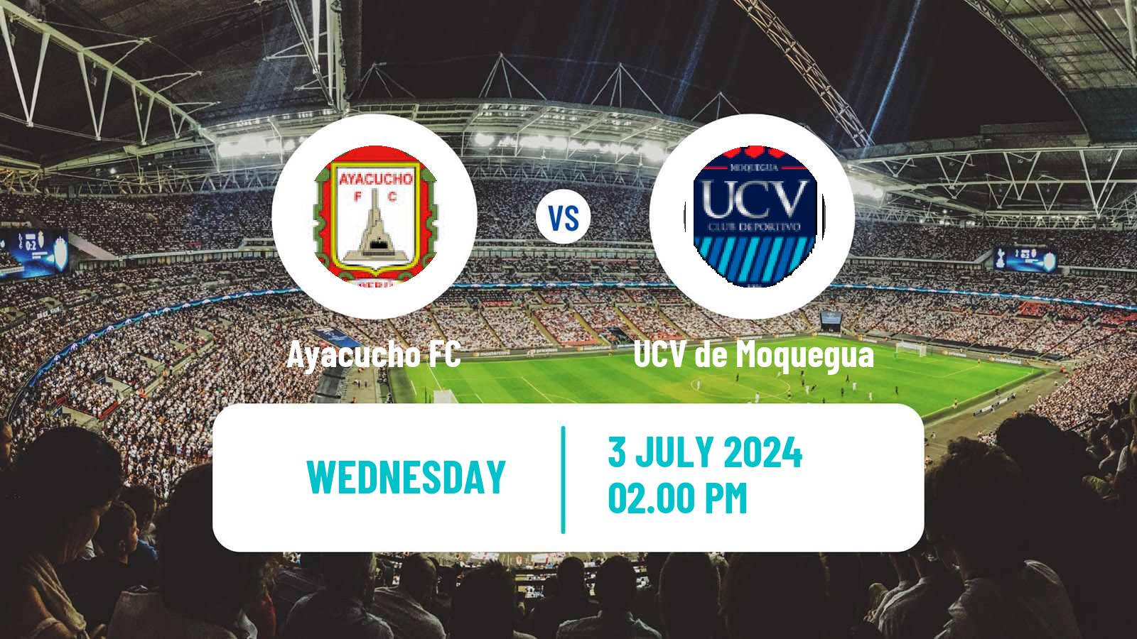 Soccer Peruvian Liga 2 Ayacucho - UCV de Moquegua