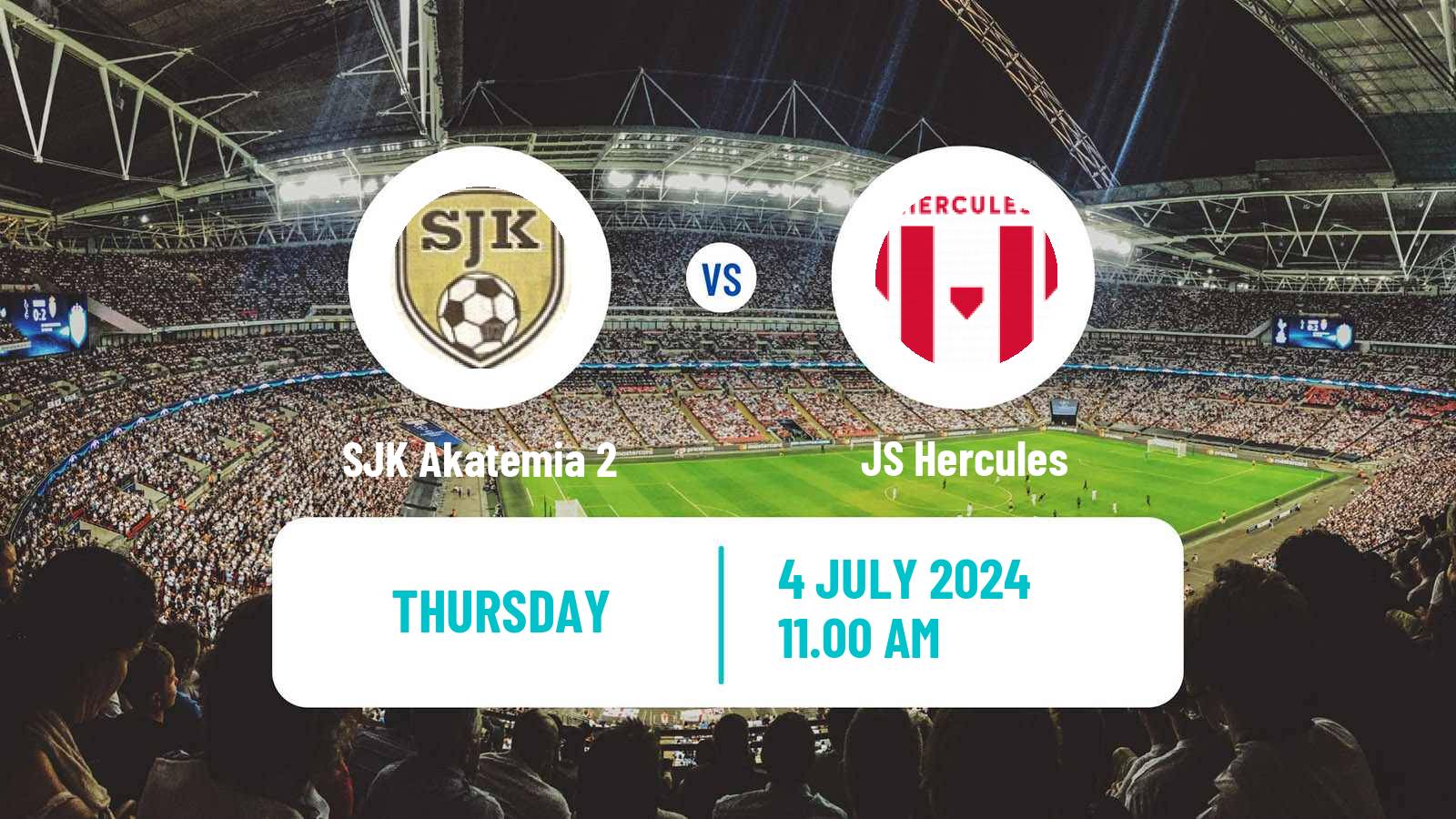 Soccer Finnish Kakkonen Group C SJK Akatemia 2 - JS Hercules