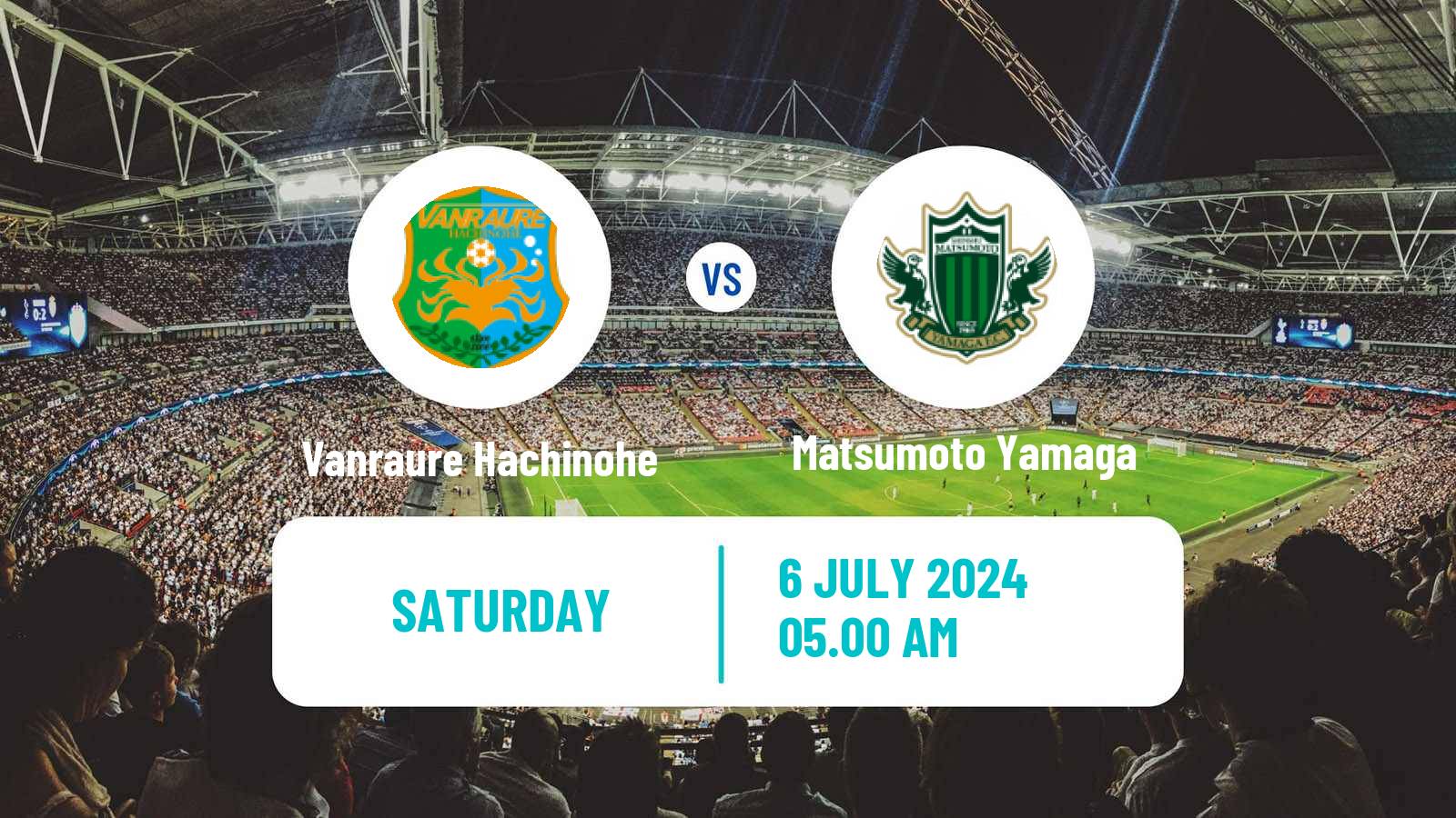 Soccer Japan J3 League Vanraure Hachinohe - Matsumoto Yamaga