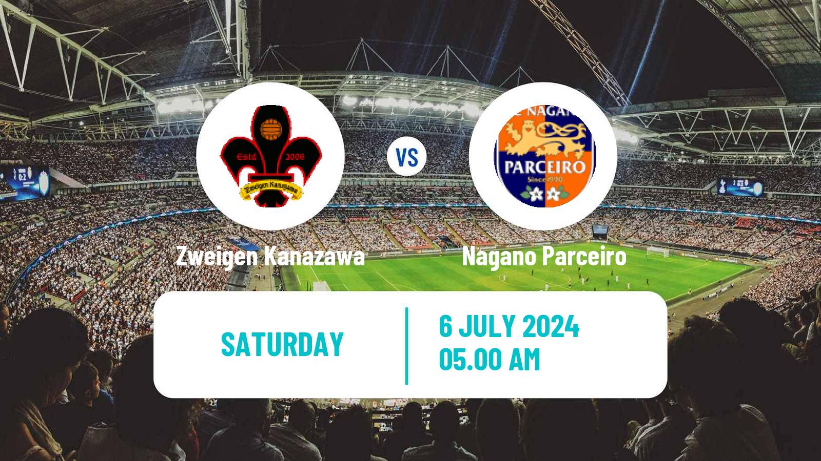 Soccer Japan J3 League Zweigen Kanazawa - Nagano Parceiro