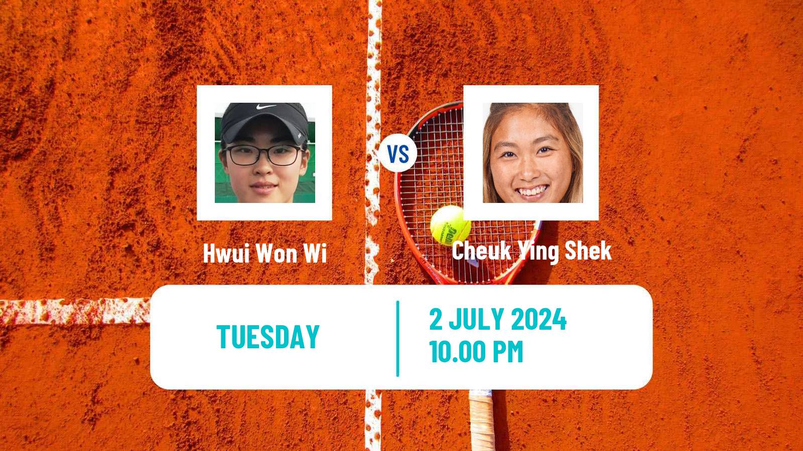 Tennis ITF W35 Hong Kong Women Hwui Won Wi - Cheuk Ying Shek