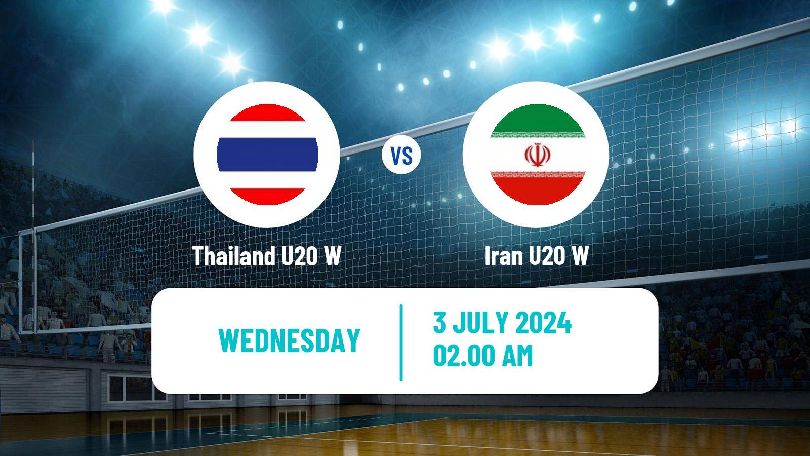 Volleyball Asian Championship U20 Volleyball Women Thailand U20 W - Iran U20 W