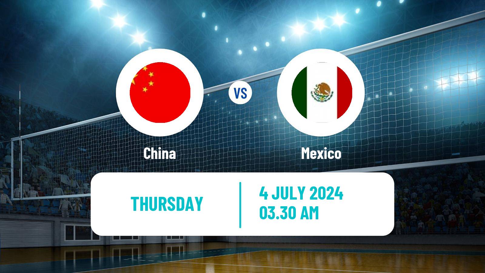 Volleyball Challenger Cup Volleyball China - Mexico